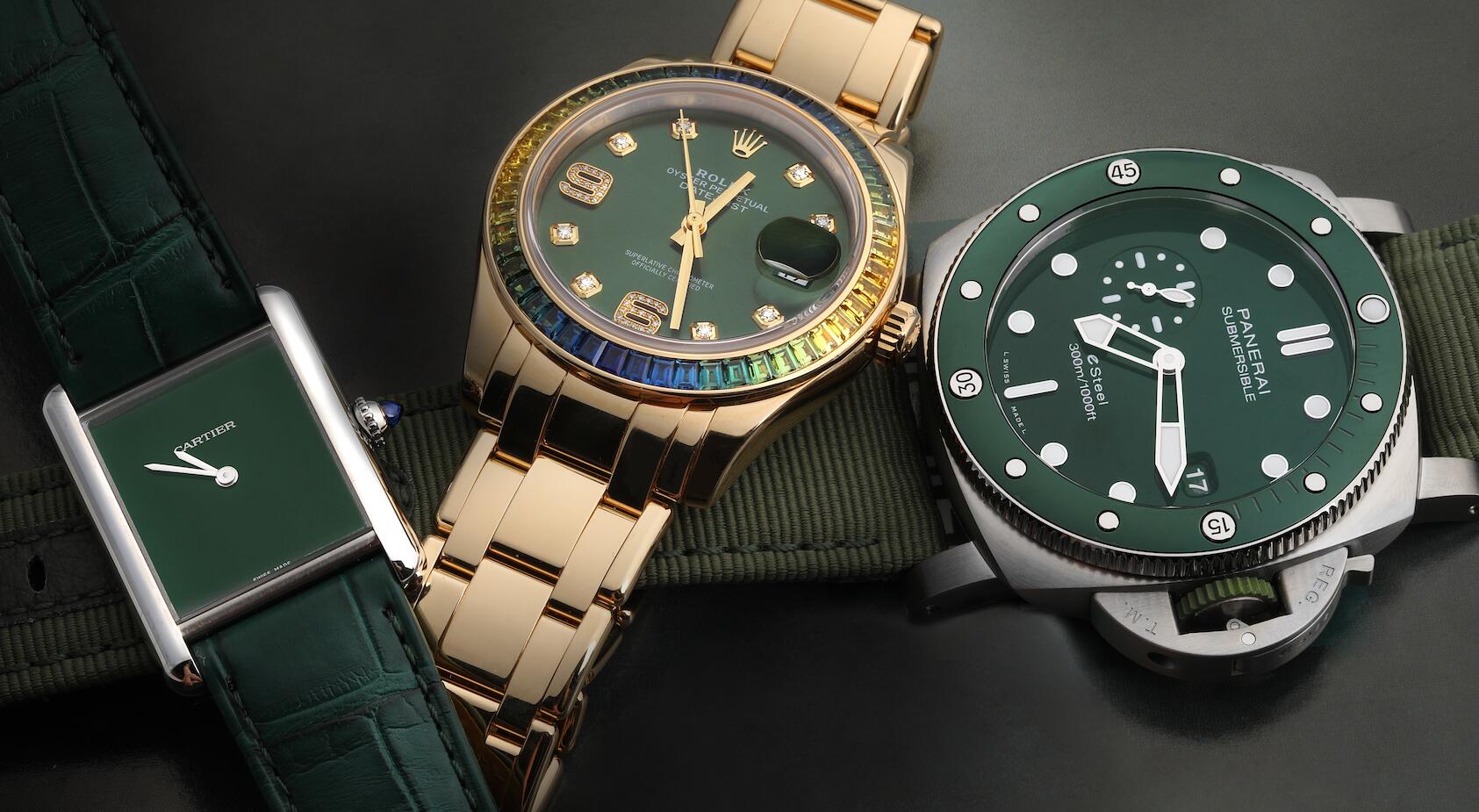 Replique Montre à cadran vert pour toutes les occasions